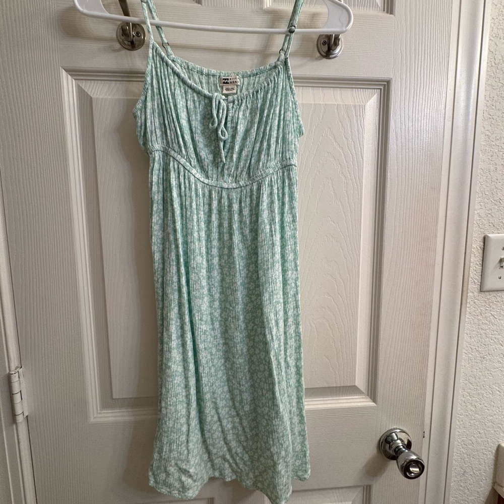 Billabong Light Green Floral Chemise